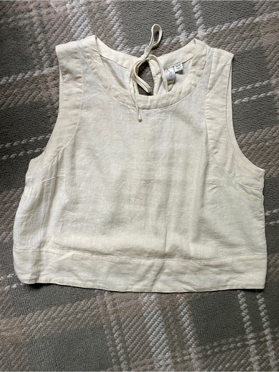Joie Tops - Joie linen blend cropped tank top M